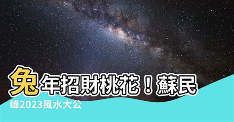 蘇民峯2023年